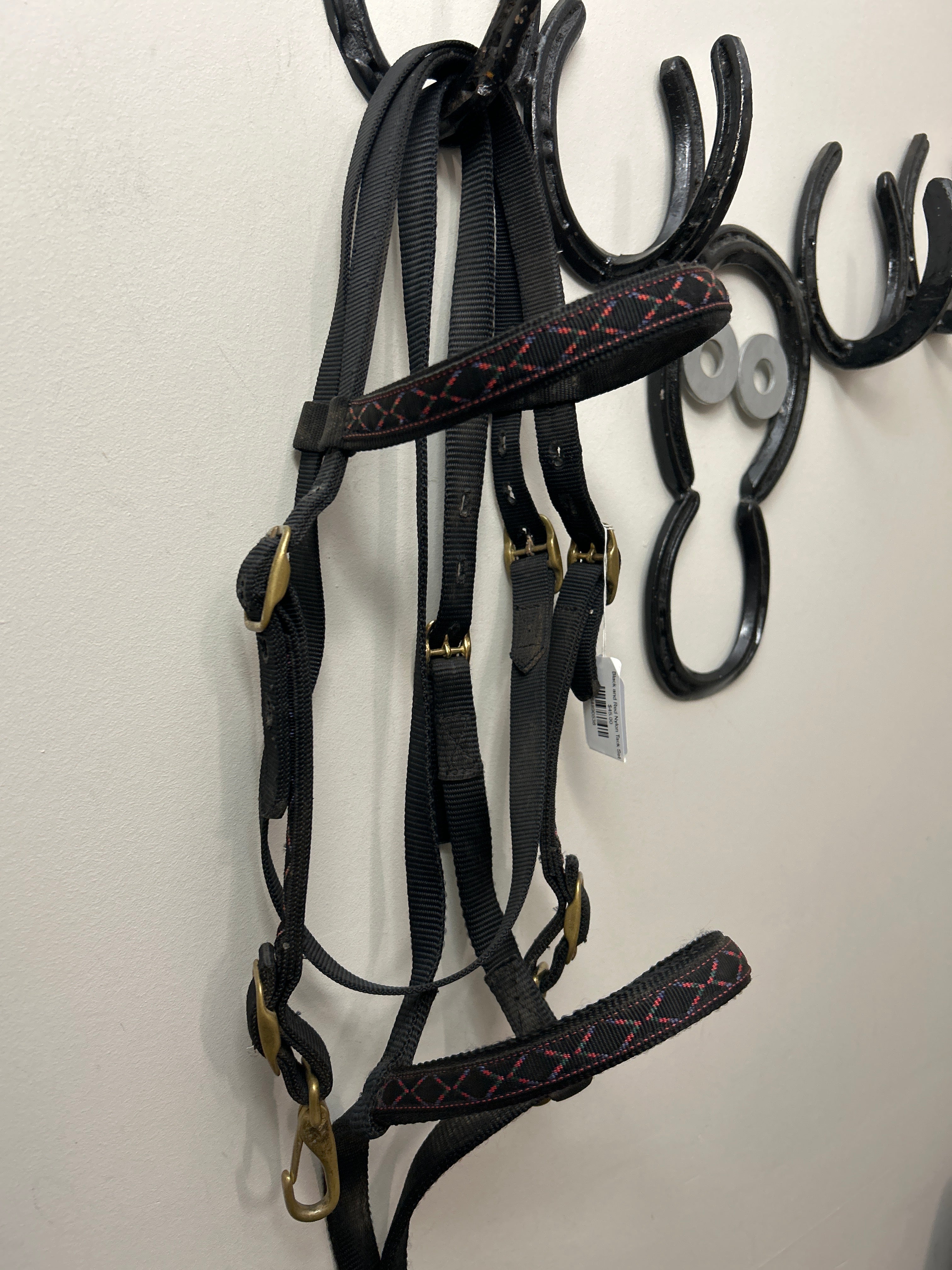 Black and Red Nylon Tack Set-Western Tack-Consignment-Evolution Equestrian Co.