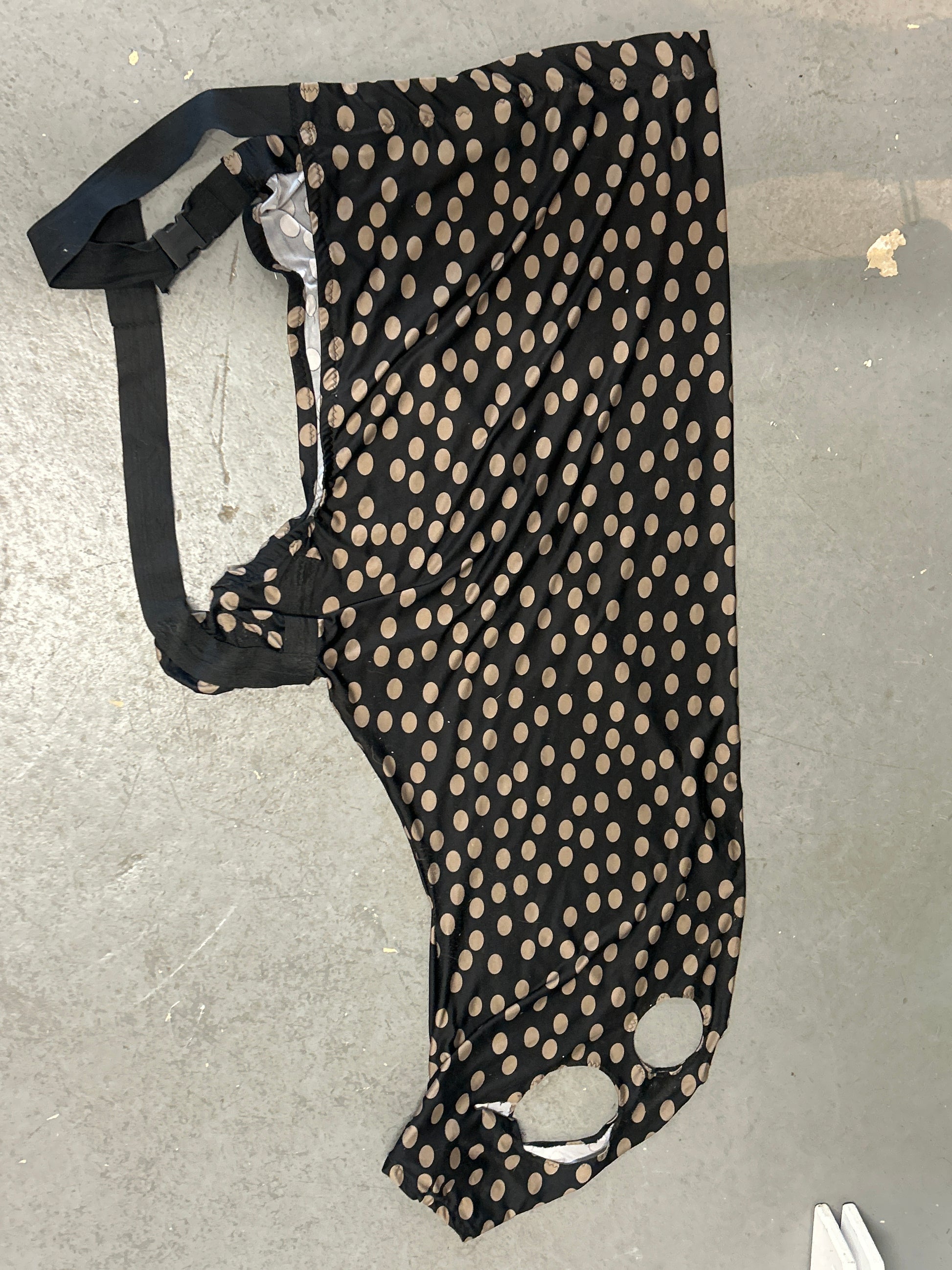 Black and Tan Slinky Hood-Horse Blankets & Sheets-Consignment-Evolution Equestrian Co.
