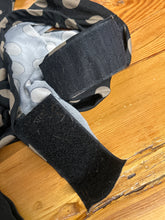 Load image into Gallery viewer, Black and Tan Slinky Hood-Horse Blankets &amp; Sheets-Consignment-Evolution Equestrian Co.
