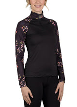 Load image into Gallery viewer, Kastel Denmark Raglan Black Rose Floral Shirt
