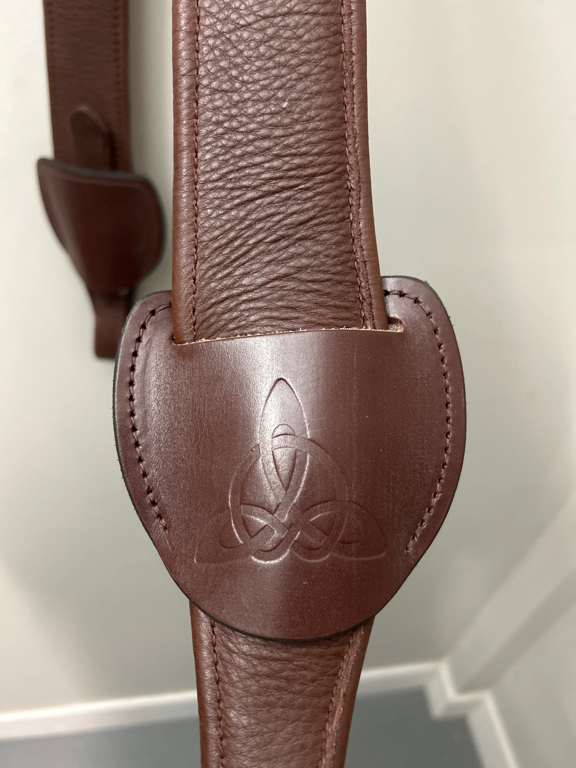 Bliss of London Stability Pro Mono Stirrup Leathers Brown XL-English Stirrups-Consignment-Evolution Equestrian Co.