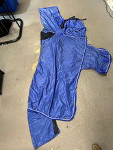 Load image into Gallery viewer, Blue Flysheet with Neck and Belly 70&quot;-Fly Sheet-Consignment-Evolution Equestrian Co.
