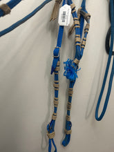 Load image into Gallery viewer, Blue Rope Headstall and Reins-Western Headstall-Consignment-Evolution Equestrian Co.
