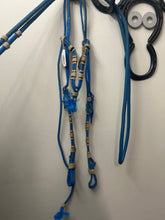 Load image into Gallery viewer, Blue Rope Headstall and Reins-Western Headstall-Consignment-Evolution Equestrian Co.
