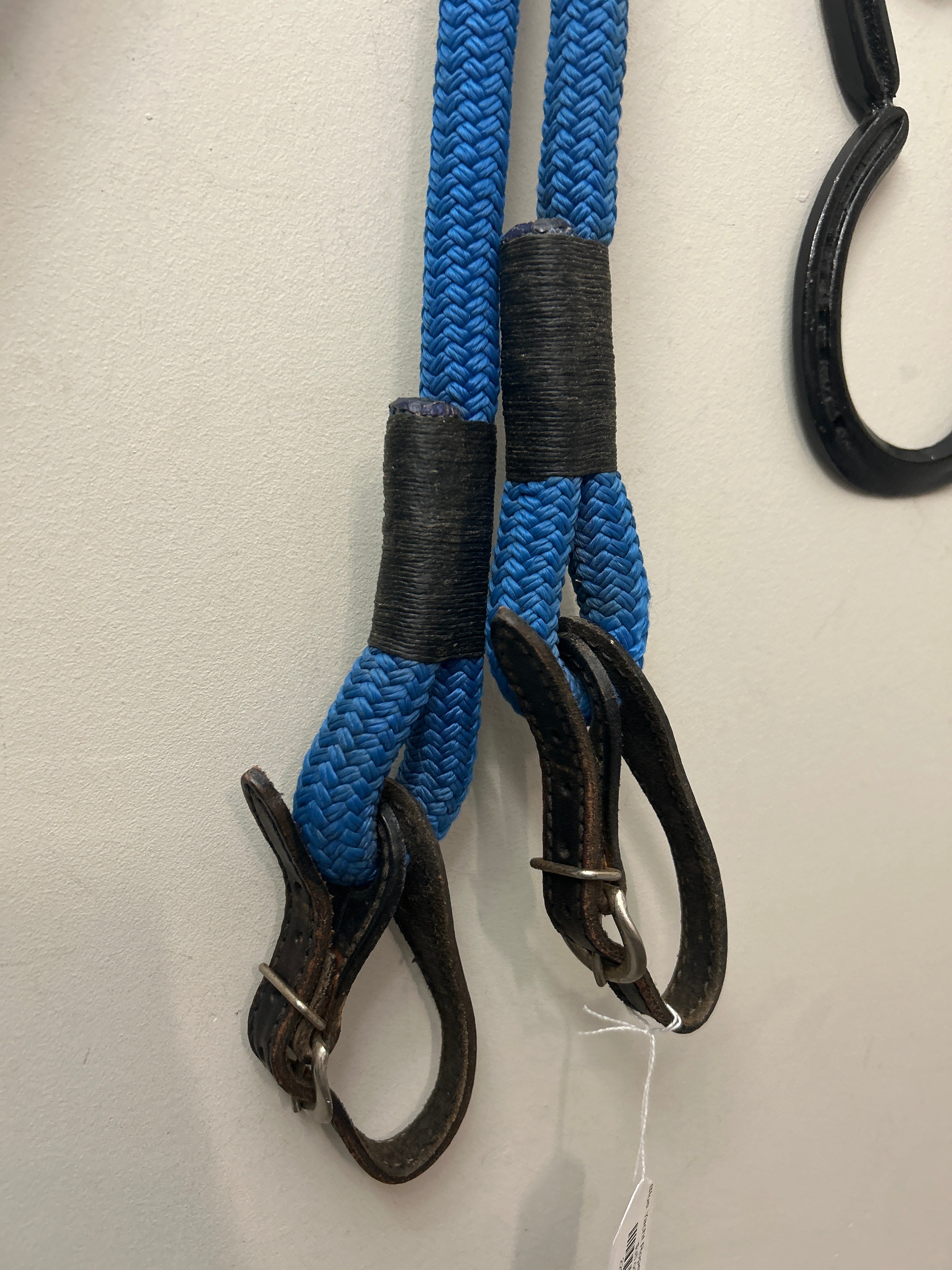 Blue Yacht Rope Reins 9'-Western Reins-Consignment-Evolution Equestrian Co.
