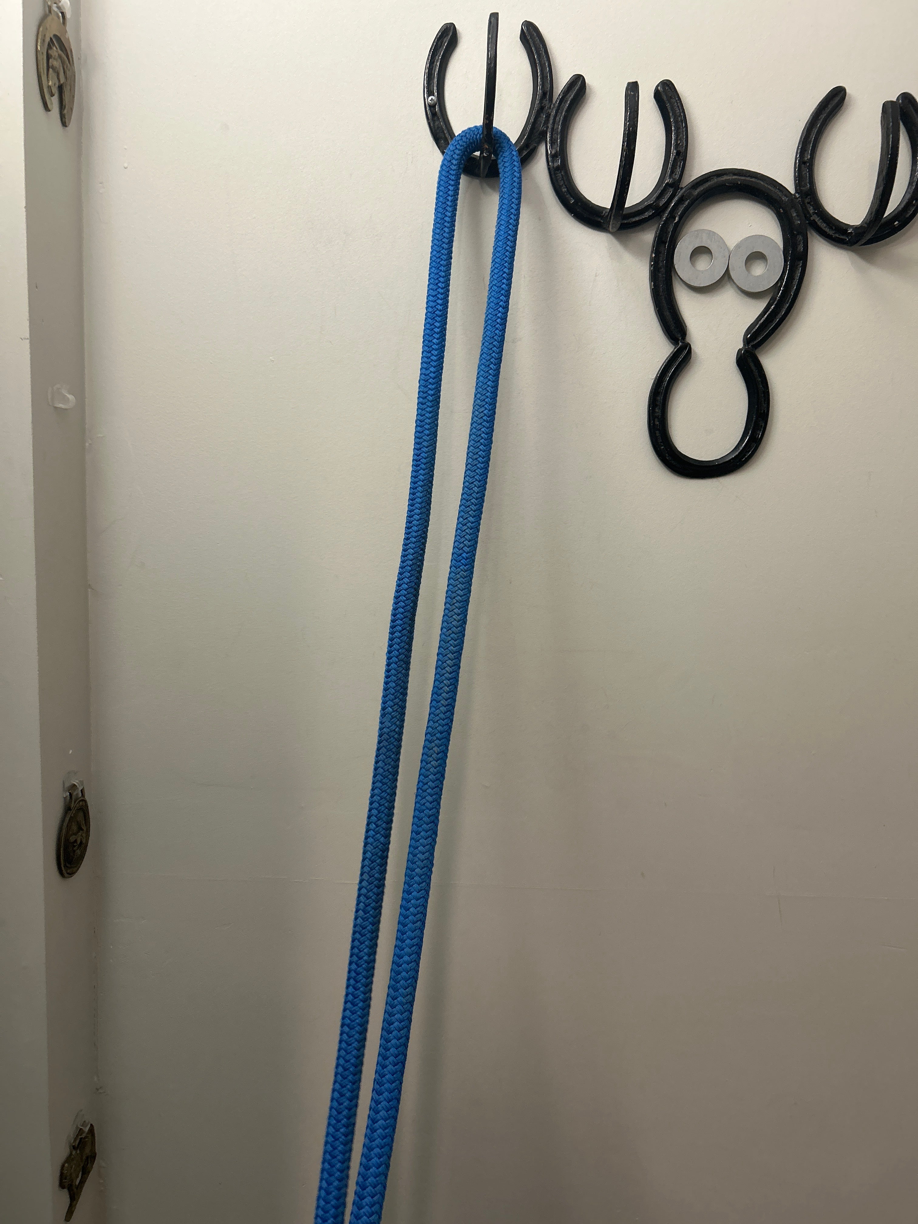 Blue Yacht Rope Reins 9'-Western Reins-Consignment-Evolution Equestrian Co.