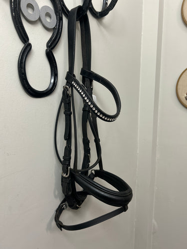 Bobby's Dressage Bridle with Bling Browband-Bridle-Consignment-Evolution Equestrian Co.