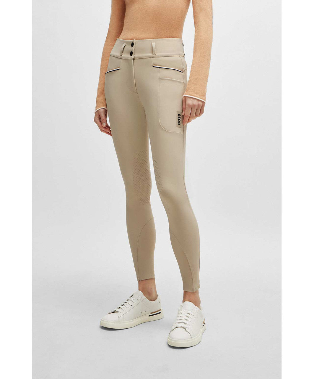 Boss Equestrian Hannah Knee Patch Breeches Small-Breeches-Consignment-Evolution Equestrian Co.