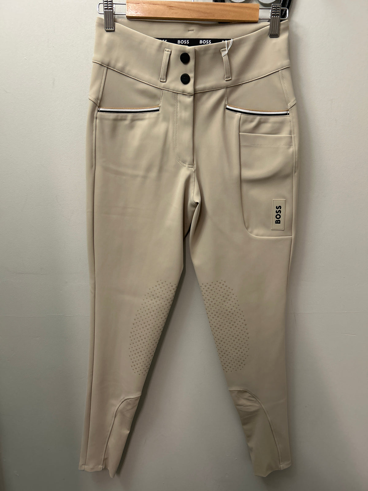 Boss Equestrian Hannah Knee Patch Breeches Small-Breeches-Consignment-Evolution Equestrian Co.
