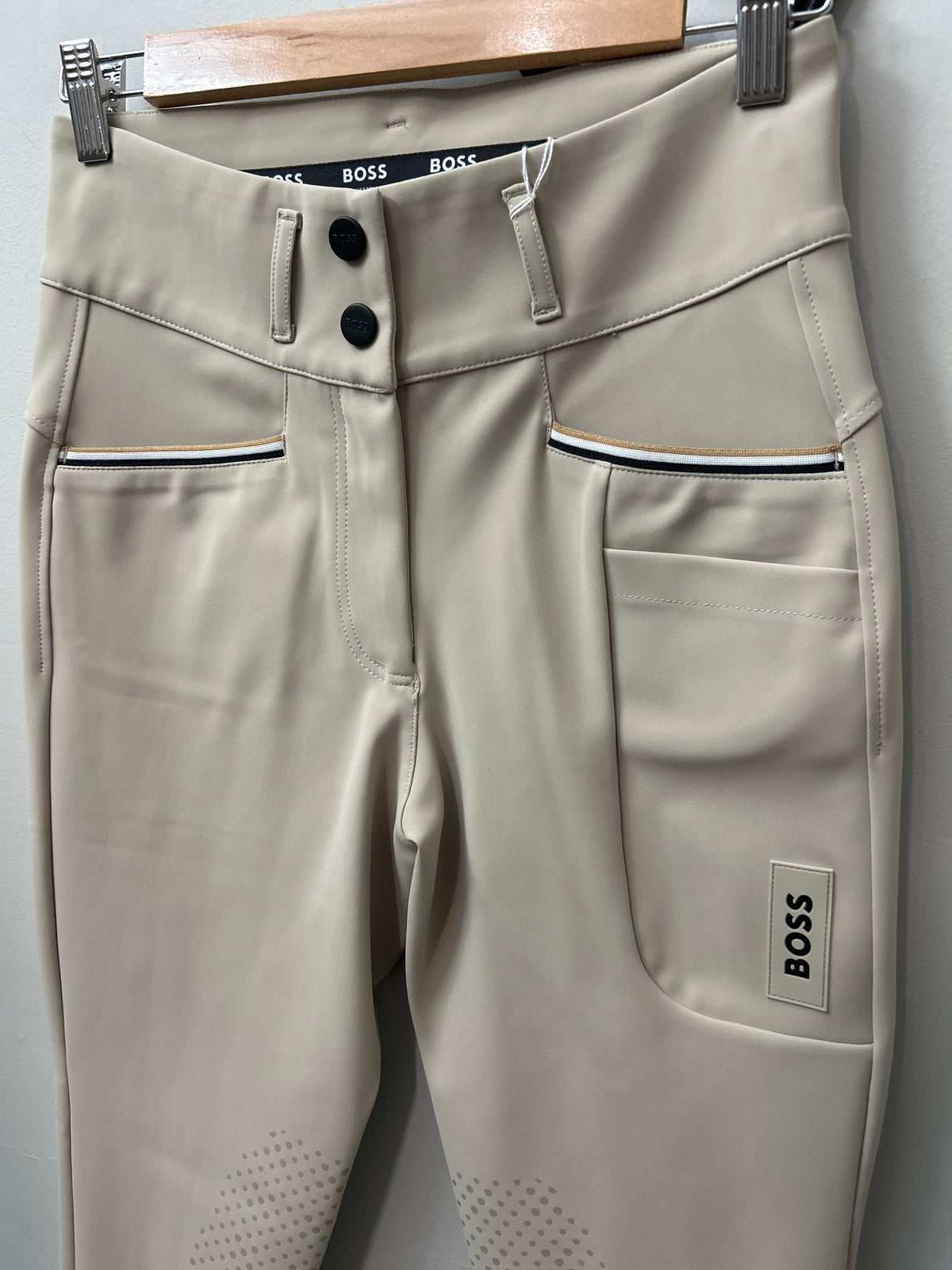 Boss Equestrian Hannah Knee Patch Breeches Small-Breeches-Consignment-Evolution Equestrian Co.