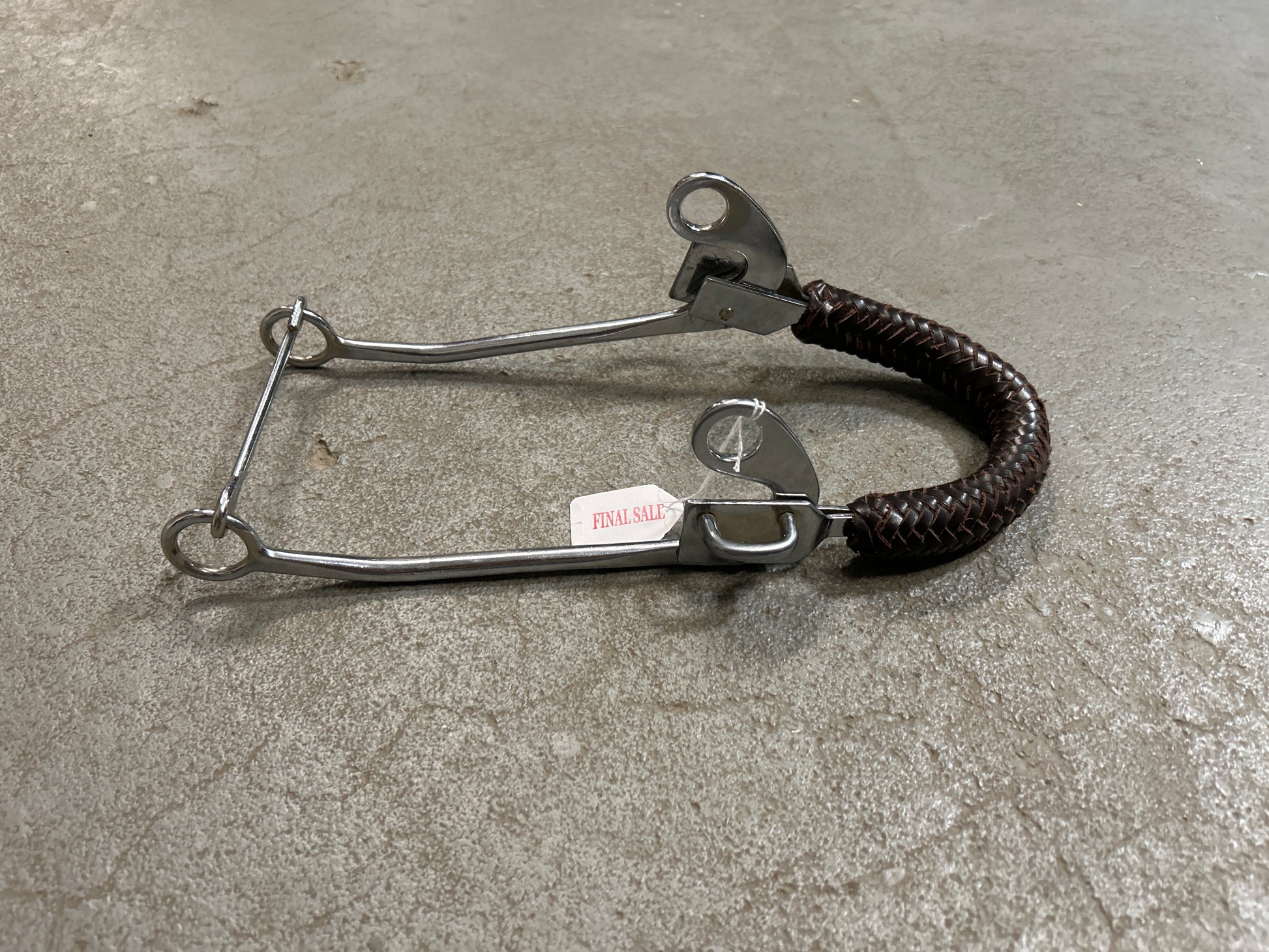 Braided Leather Mechanical Hackamore-Bitless Bridle-Consignment-Evolution Equestrian Co.