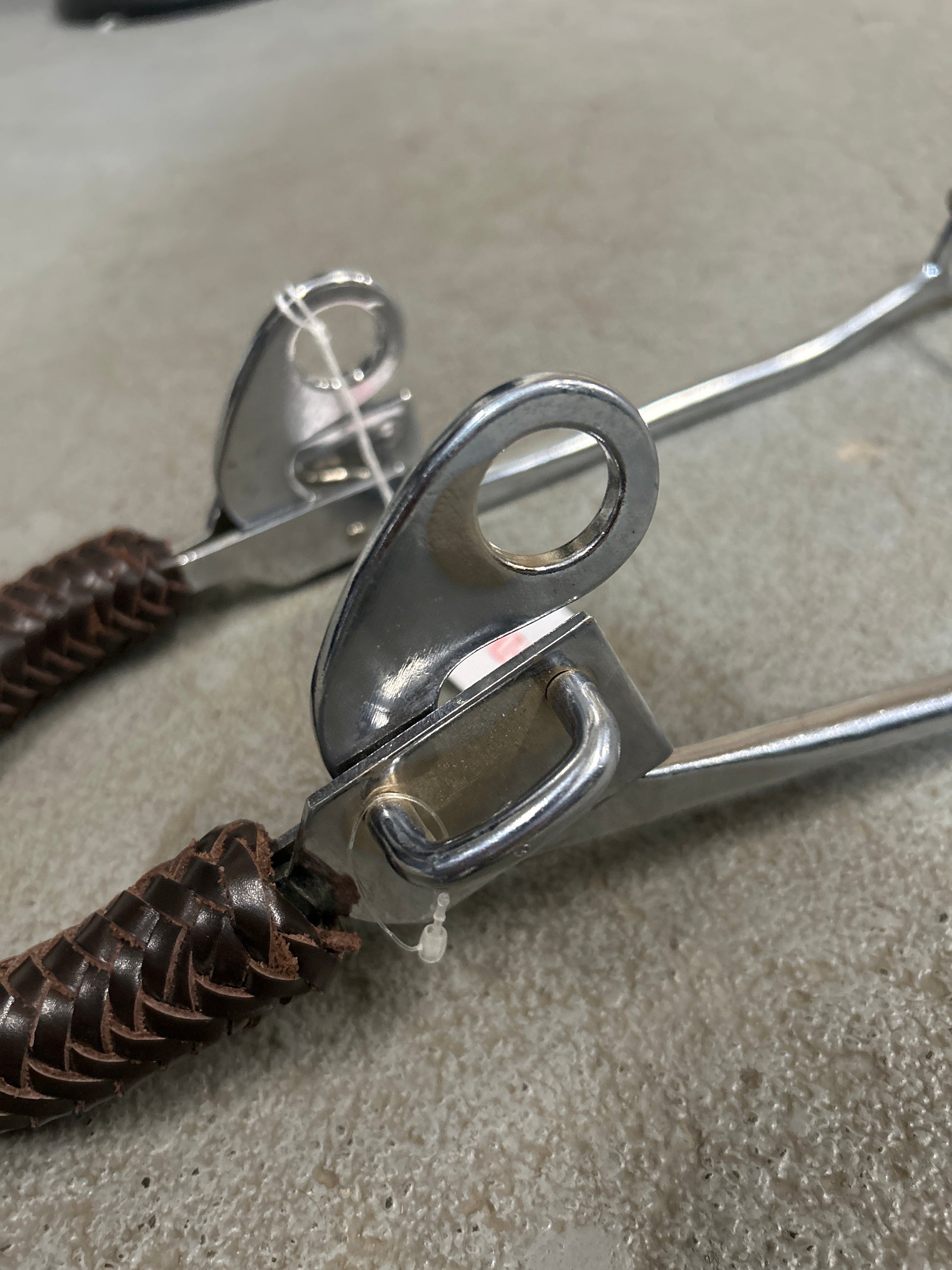 Braided Leather Mechanical Hackamore-Bitless Bridle-Consignment-Evolution Equestrian Co.