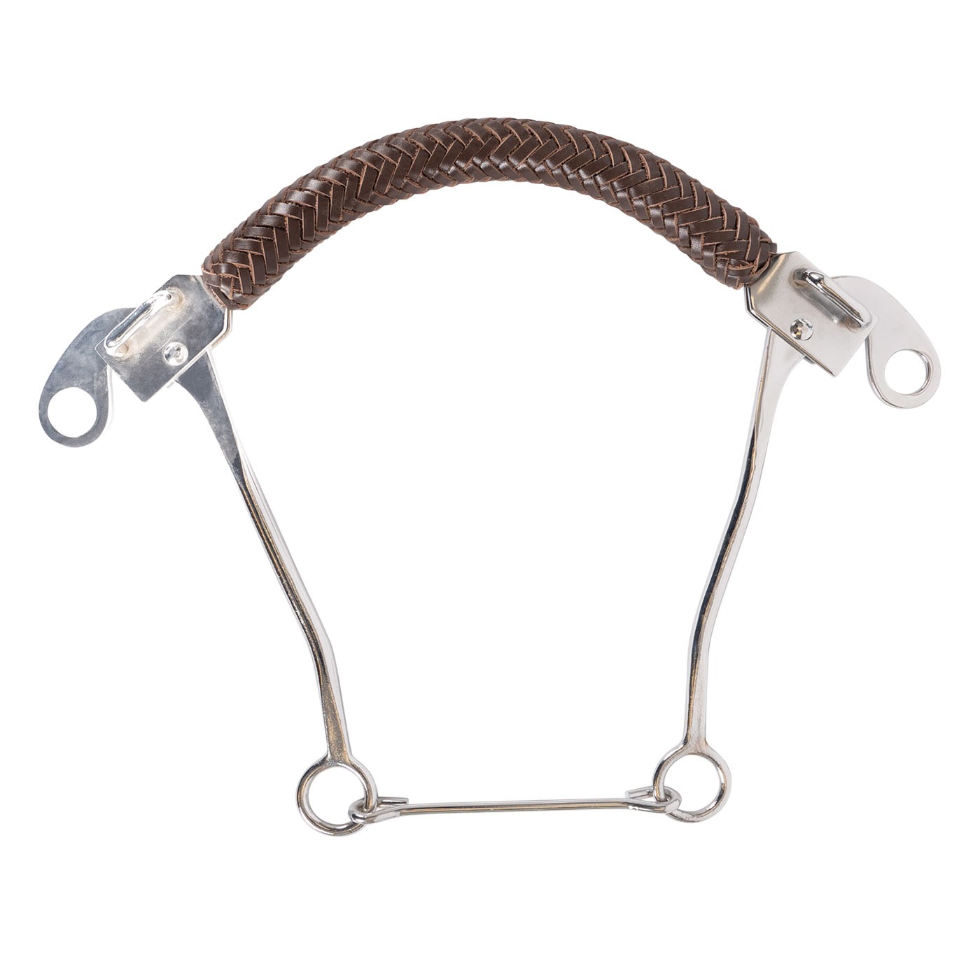 Braided Leather Mechanical Hackamore-Bitless Bridle-Consignment-Evolution Equestrian Co.