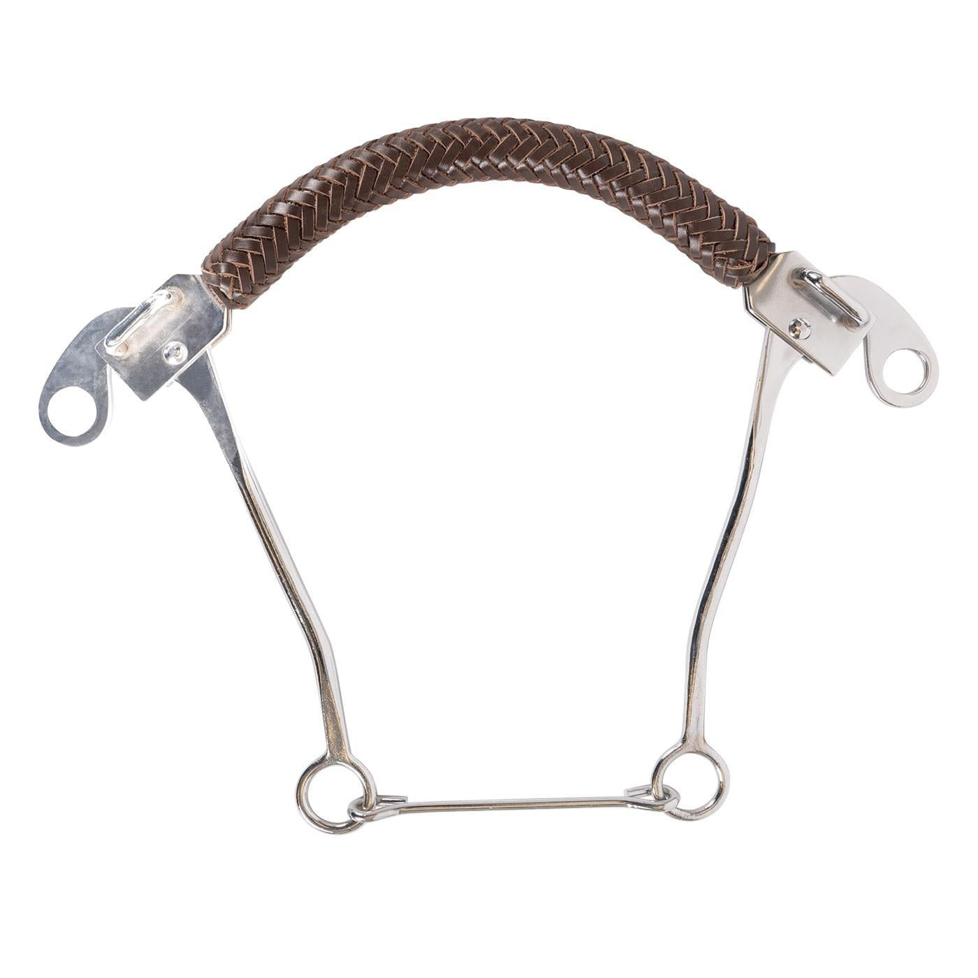 Braided Leather Mechanical Hackamore-Bitless Bridle-Consignment-Evolution Equestrian Co.