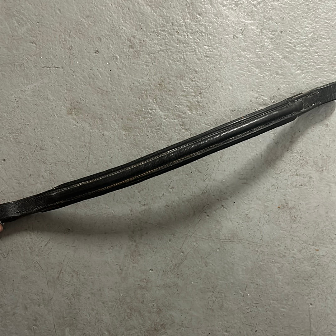 Browband Black-English Tack-Consignment-Evolution Equestrian Co.