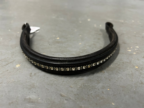 Brown Bling Browband-English Tack-Consignment-Evolution Equestrian Co.