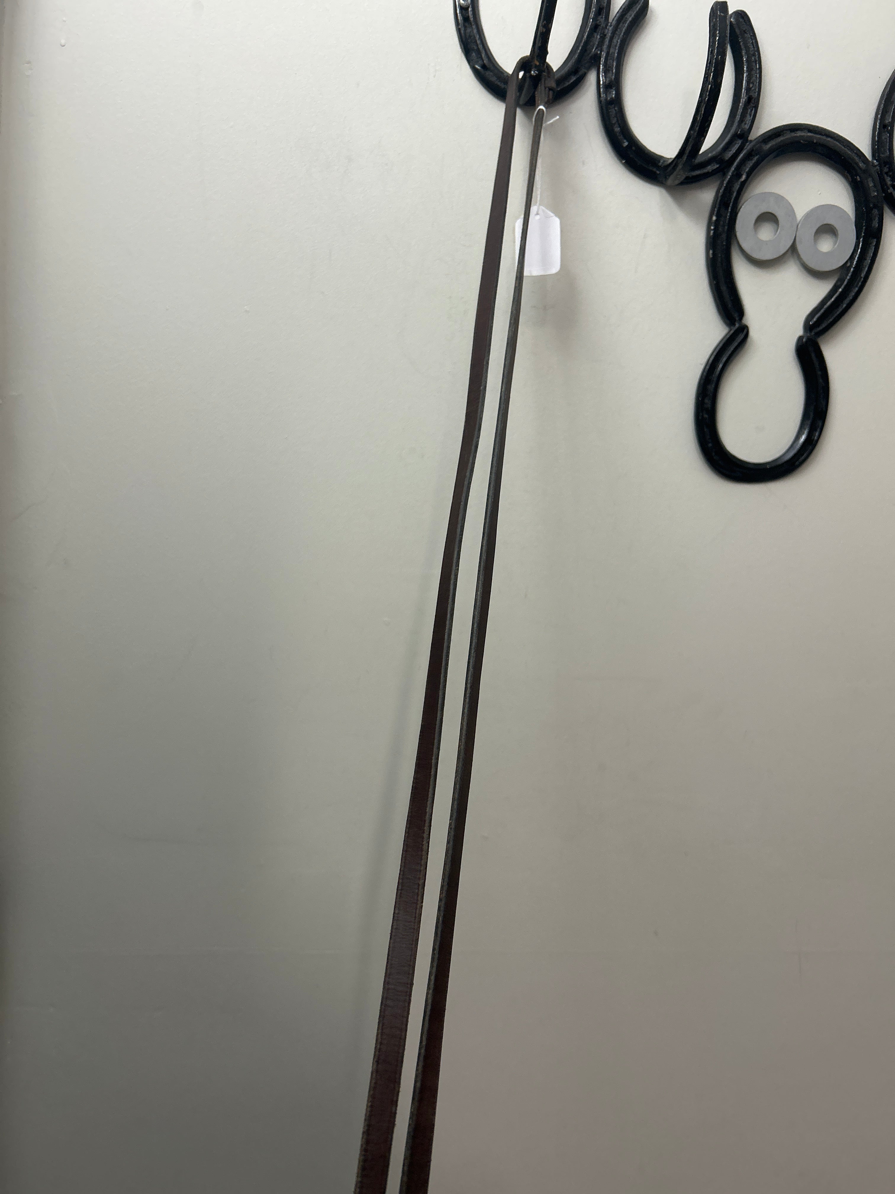 Brown Leather Curb Reins-English Reins-Consignment-Evolution Equestrian Co.