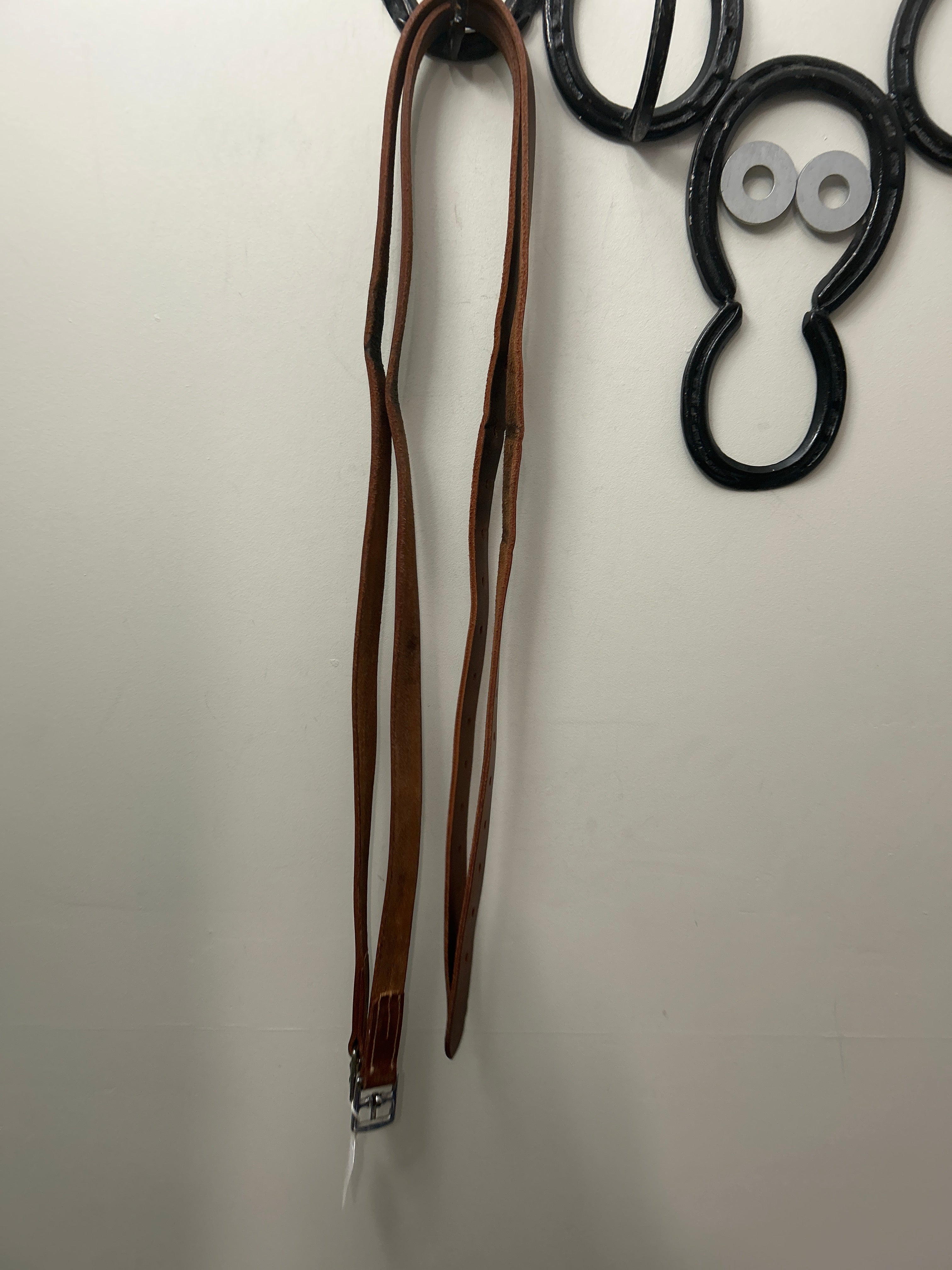 Brown Stirrup Leathers 57"-Stirrups-Consignment-Evolution Equestrian Co.