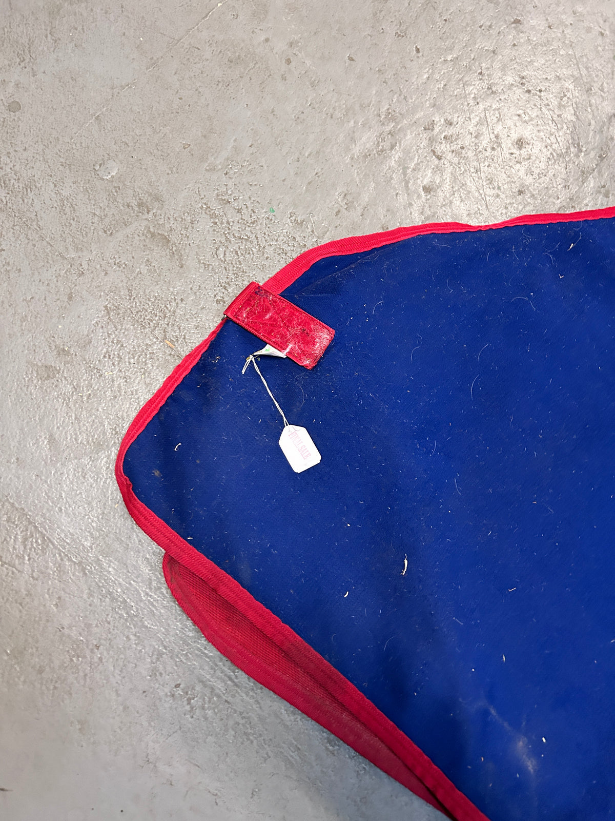 Bucas Navy and Red Cooler XLarge-Horse Blankets & Sheets-Consignment-Evolution Equestrian Co.