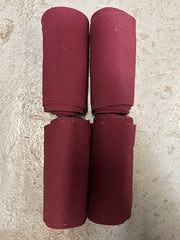 Burgundy Standing Bandages-Horse Leg Wraps-Consignment-Evolution Equestrian Co.