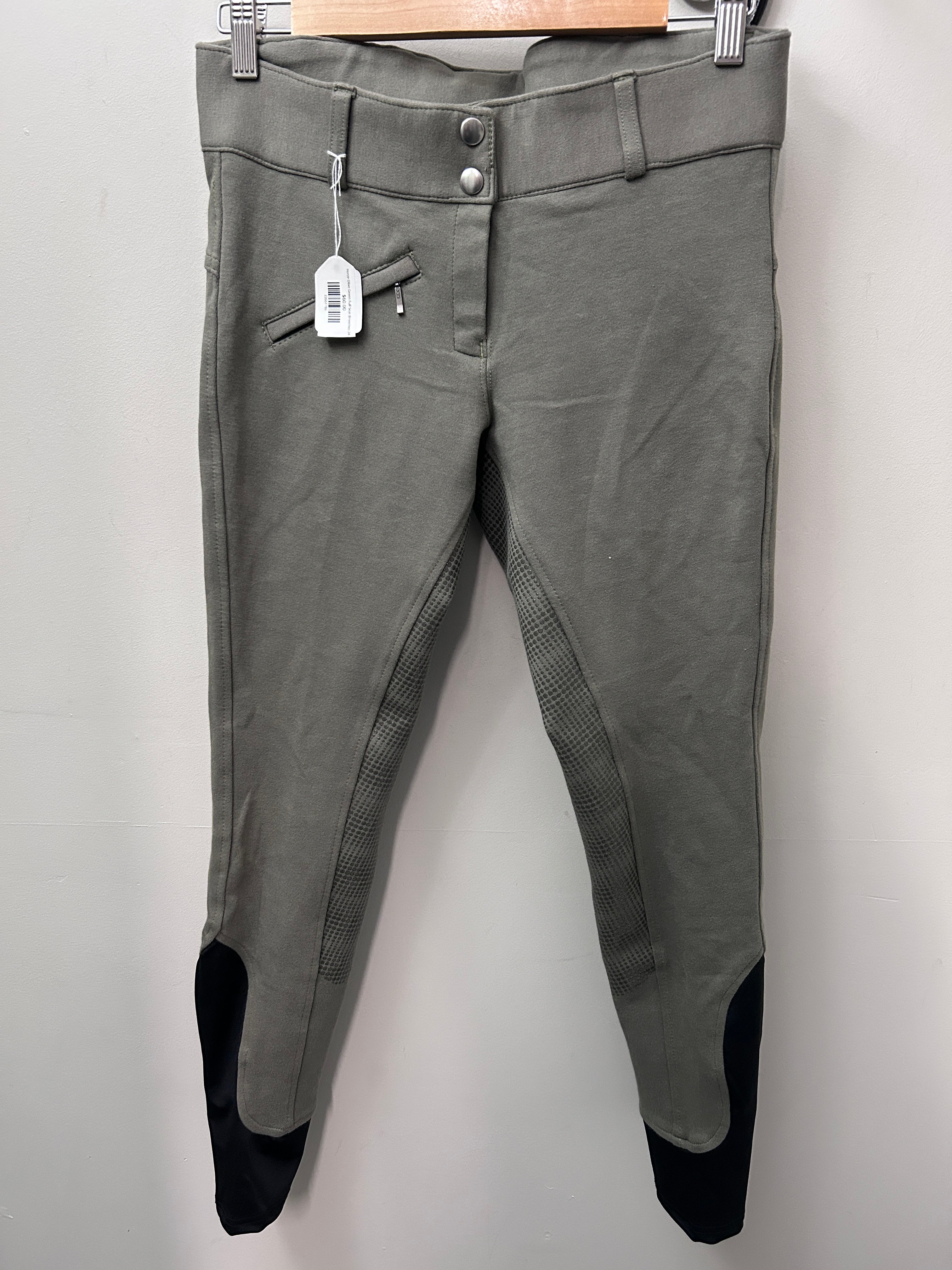 Horze Olive Green Full Seat Breeches 24