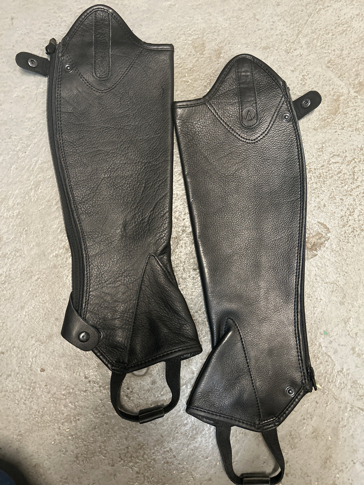 Auken Machester Leather Half Chaps Small