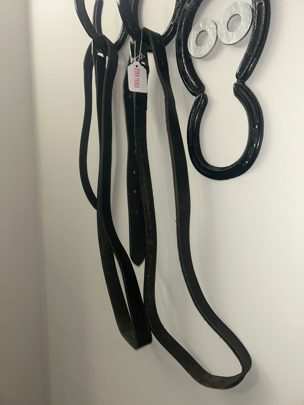 Black Stirrup Leathers