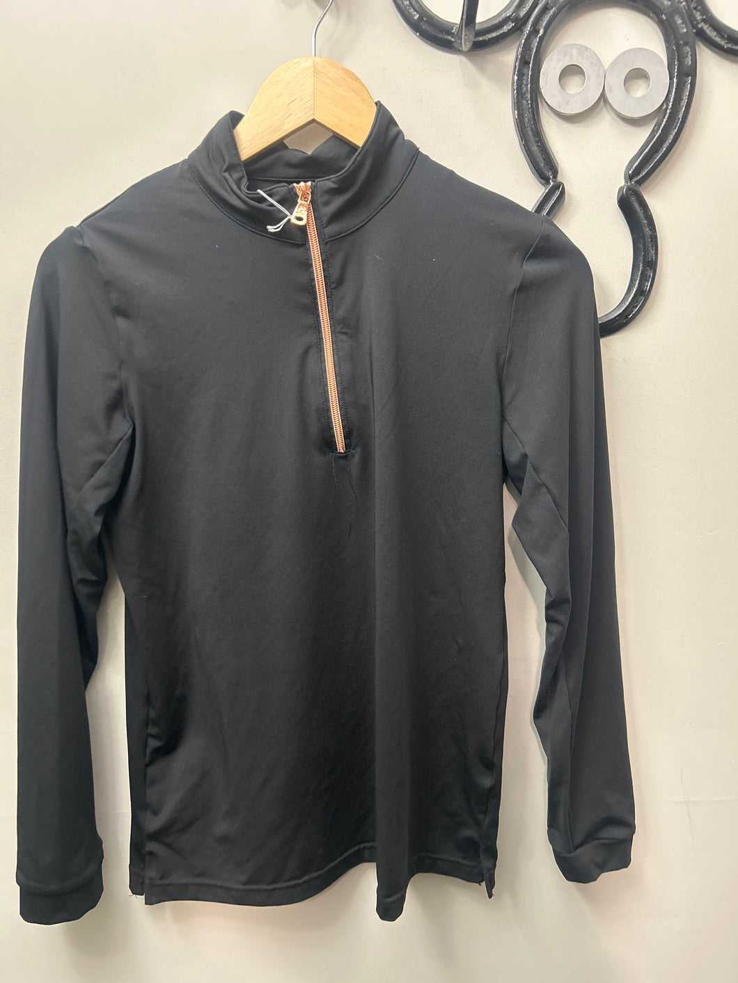Tempo Black and Rose Gold Shirt Small