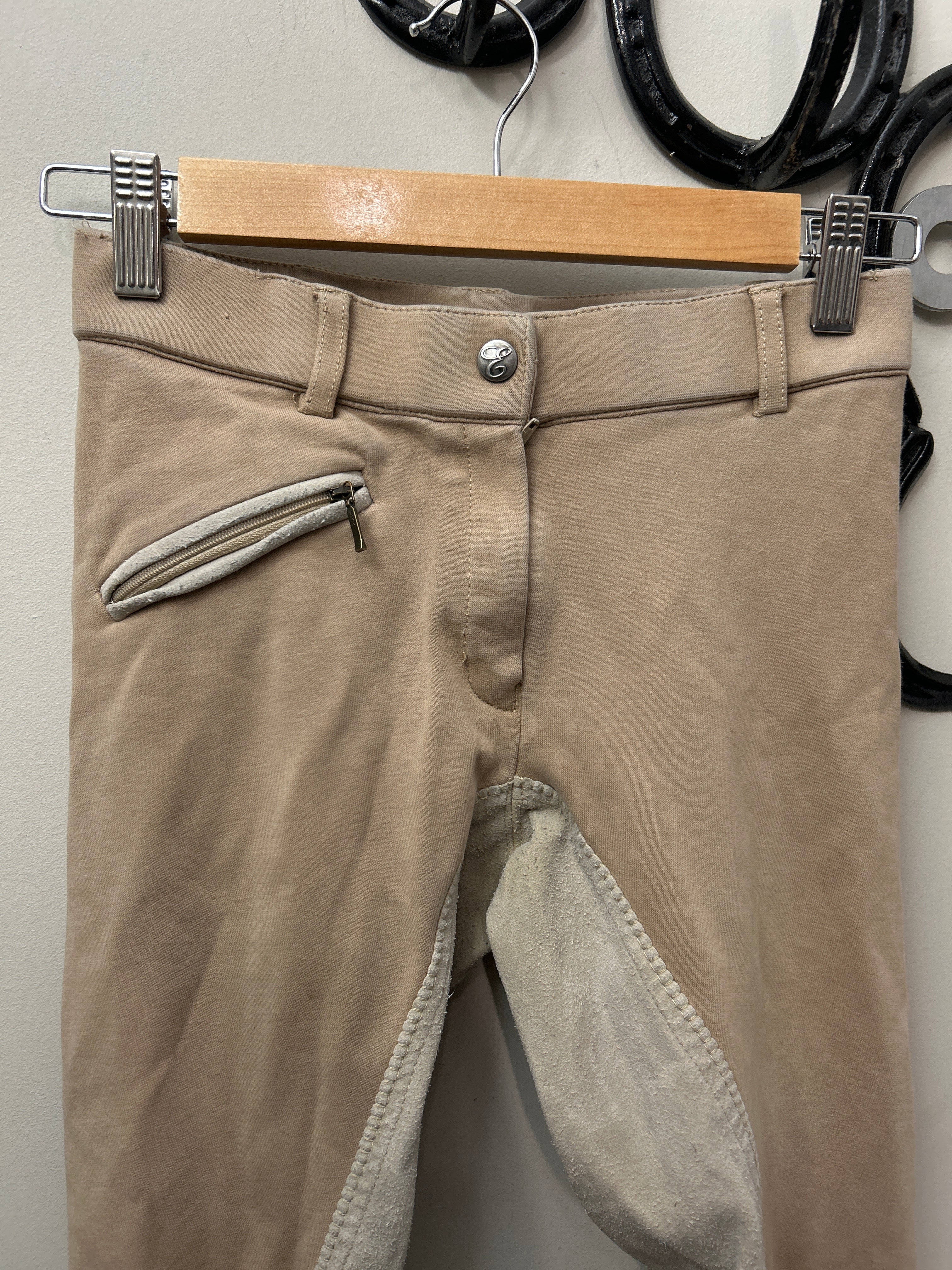 Elation Tan Full Seat Breeches 26