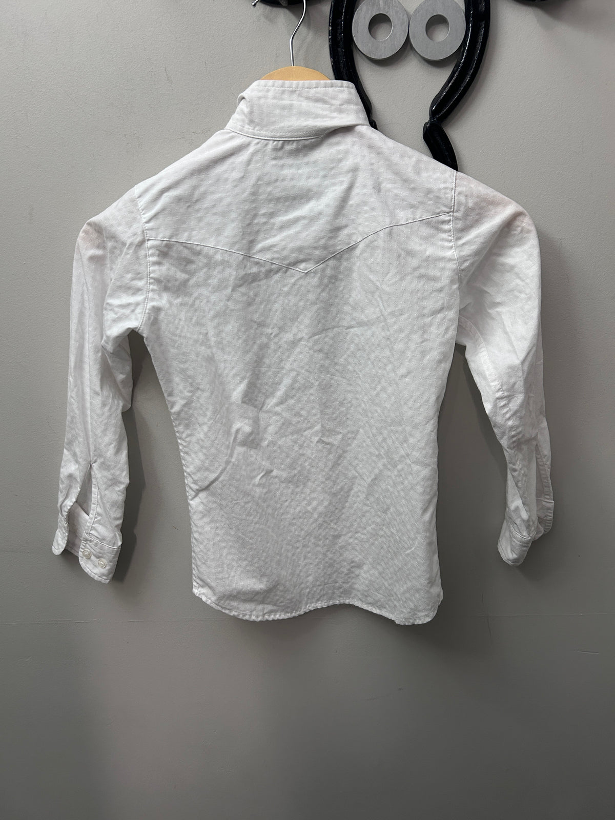 RJ Classic Essential Youth White Show Shirt 8