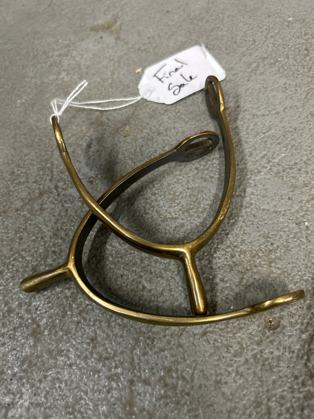 Vintage Brass English Spurs