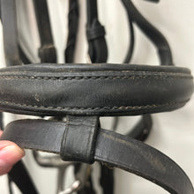 Load image into Gallery viewer, Black Bridle with Reins and Snaffle
