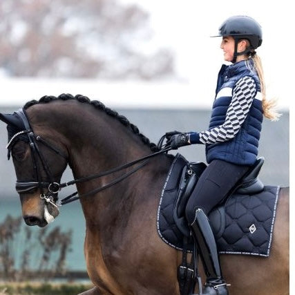 Mrs. Ros Equestrian Navy Vest Large-Vest-Consignment-Evolution Equestrian Co.