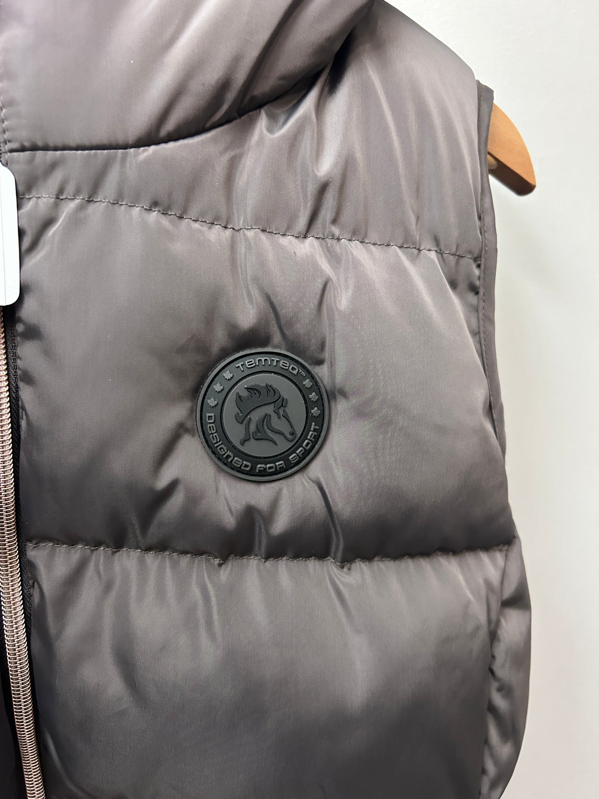Tempo Taupe Hooded Vest Large