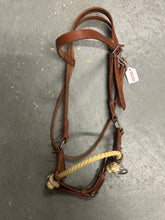 Load image into Gallery viewer, Rope Nose Sidepull Hackamore
