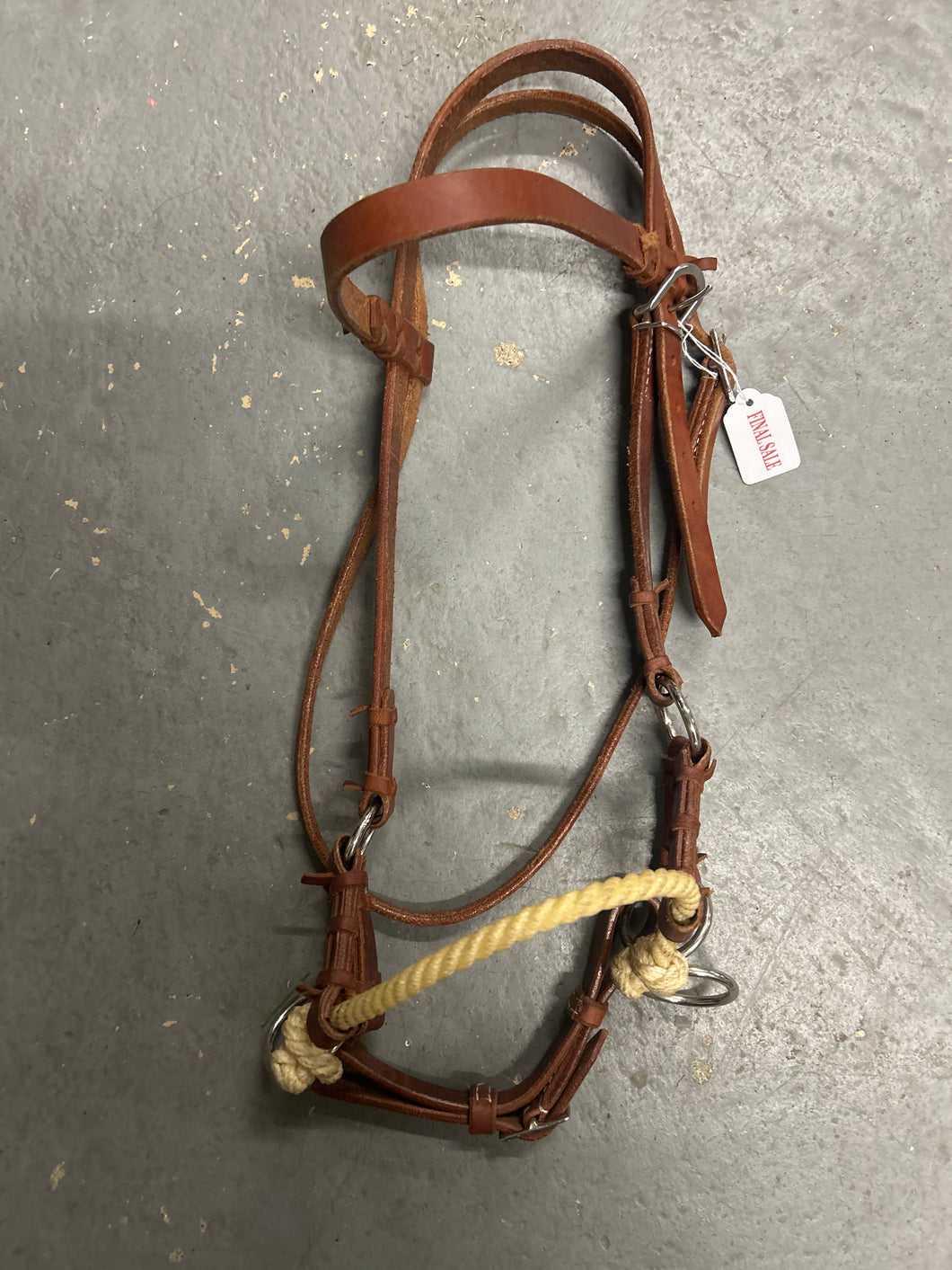 Rope Nose Sidepull Hackamore