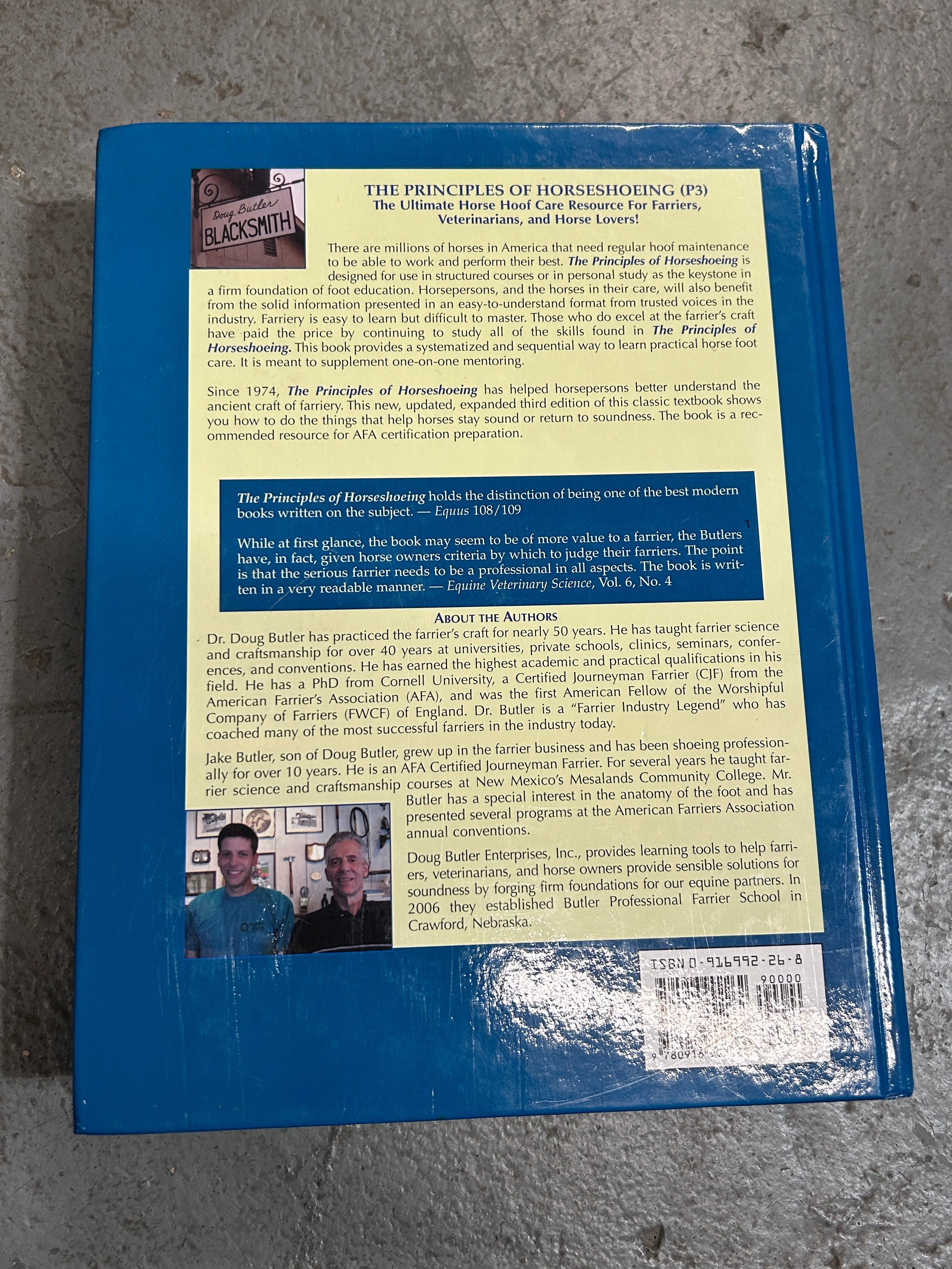 The Principles of Horseshoeing P3 by Dr. Dough Butler and Jacob Butler