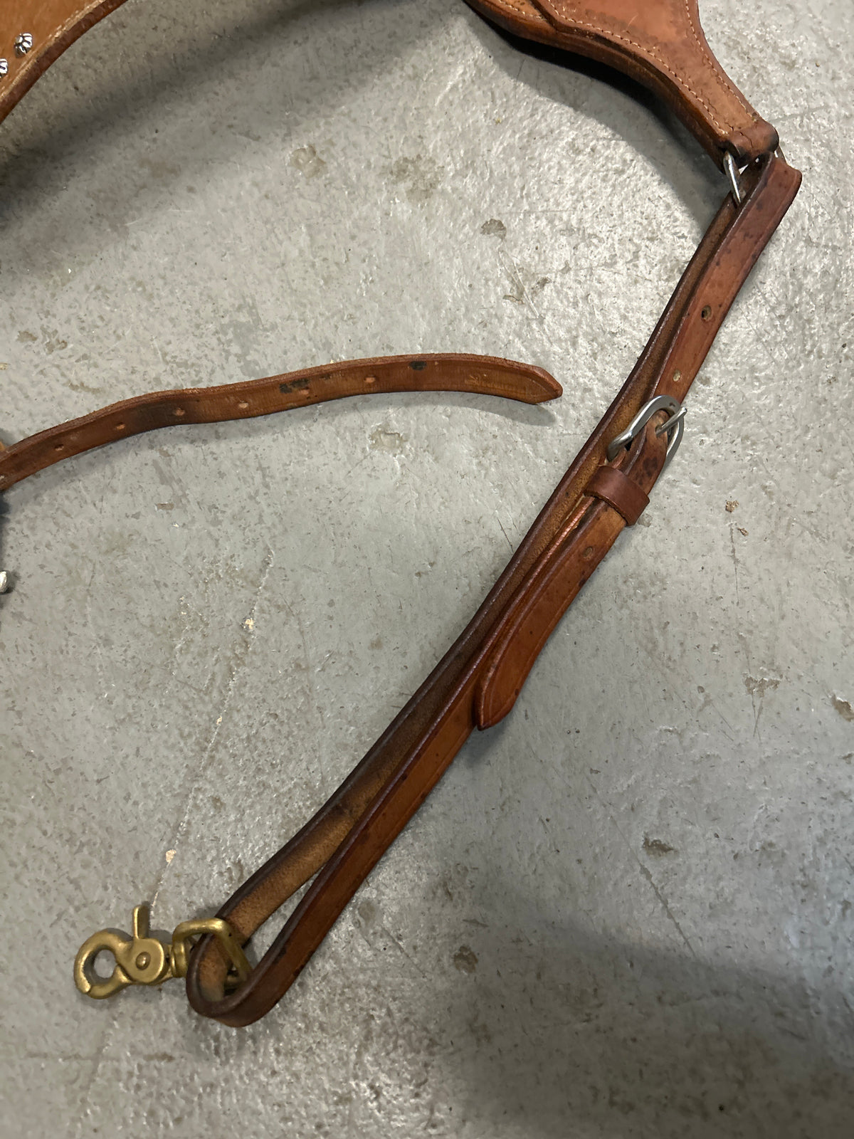 Cowhide Western Breastplate