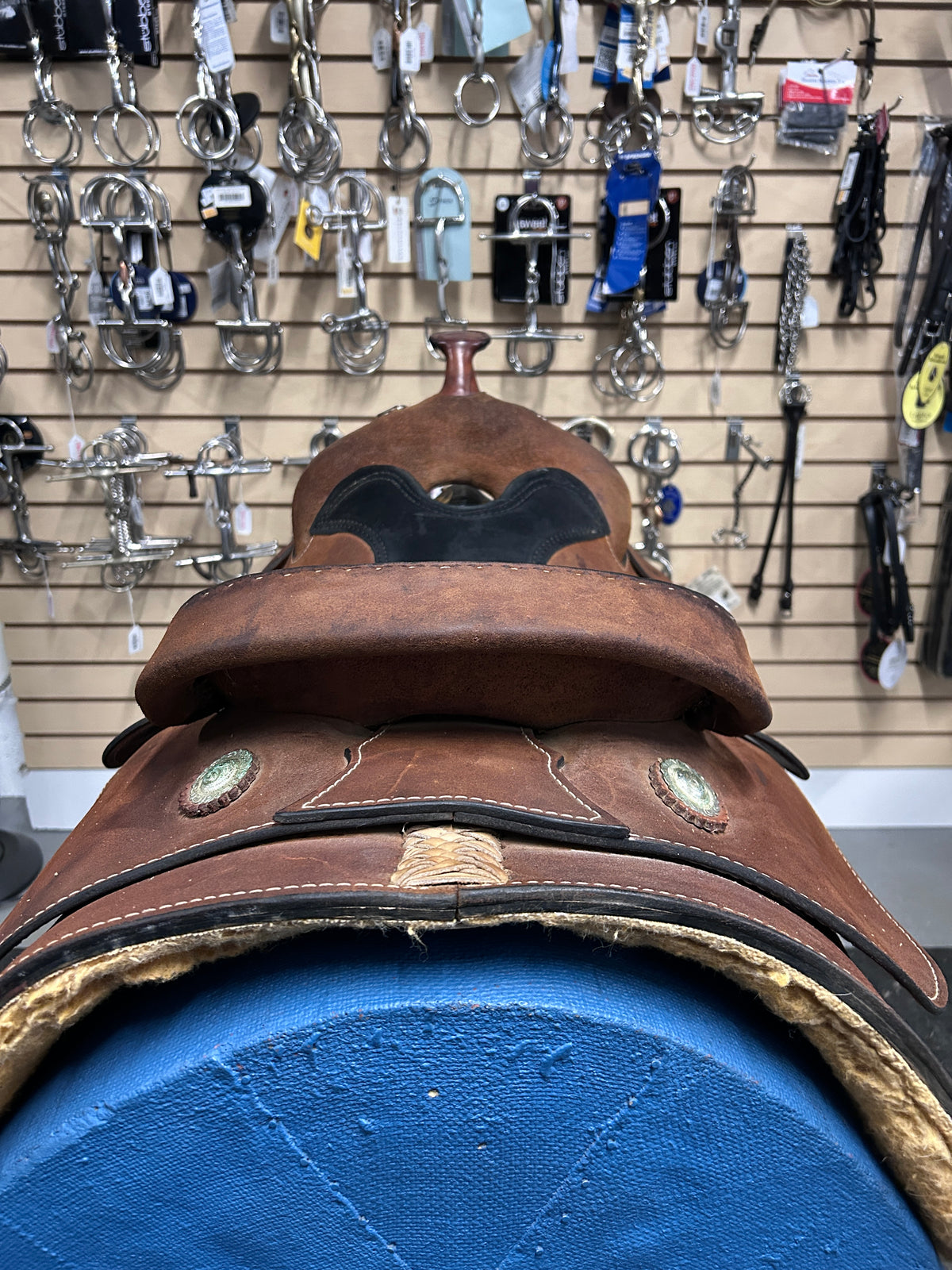 16" Rough-Out Western Training Saddle