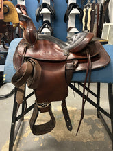 Load image into Gallery viewer, 12.5&quot; Vintage Kid&#39;s Western Saddle

