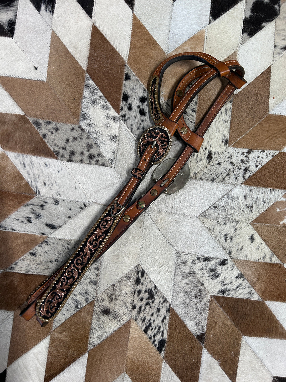 Dale Chevaz Western Show Headstall