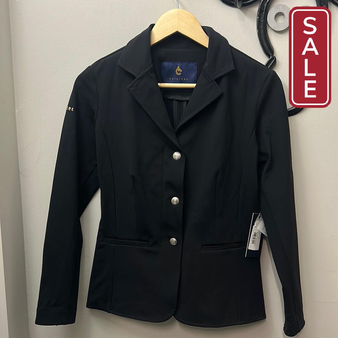 CRINIERE Antionette Riding Competition Coat-Clothing-Consignment-XXSmall Black-Evolution Equestrian Co.