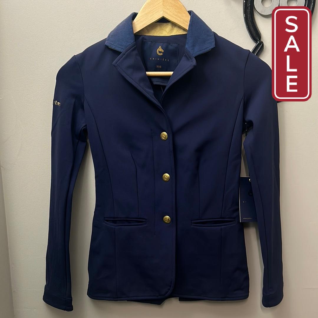 CRINIERE Ella Riding Competition Coat-Clothing-Consignment-XXS Navy-Evolution Equestrian Co.