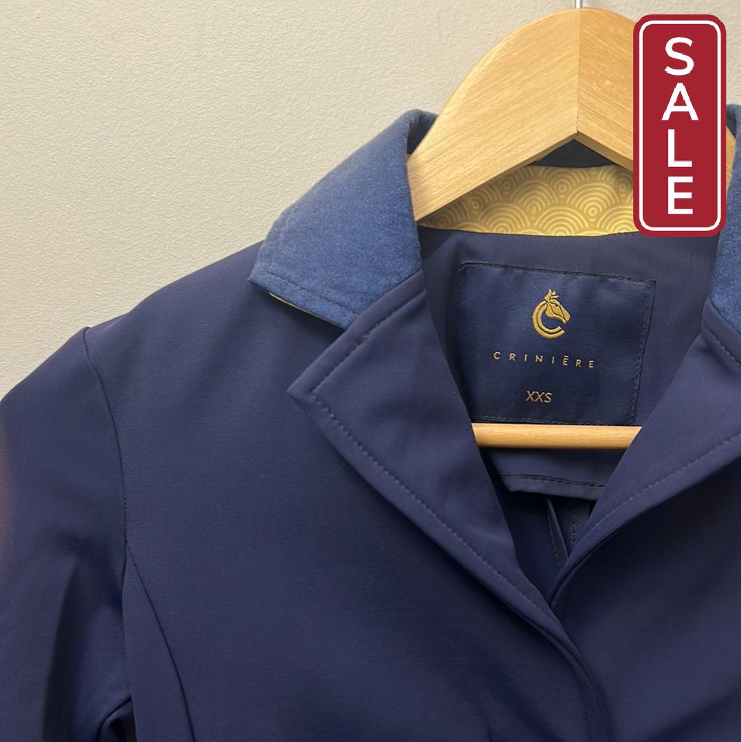 CRINIERE Ella Riding Competition Coat-Clothing-Consignment-XXS Navy-Evolution Equestrian Co.