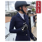 CRINIERE Ella Riding Competition Coat-Clothing-Consignment-XXS Navy-Evolution Equestrian Co.