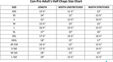 Load image into Gallery viewer, Can Pro Leather Half Chaps-Half Chaps-Can Pro Equestrian Supply-XSmall-Evolution Equestrian Co.
