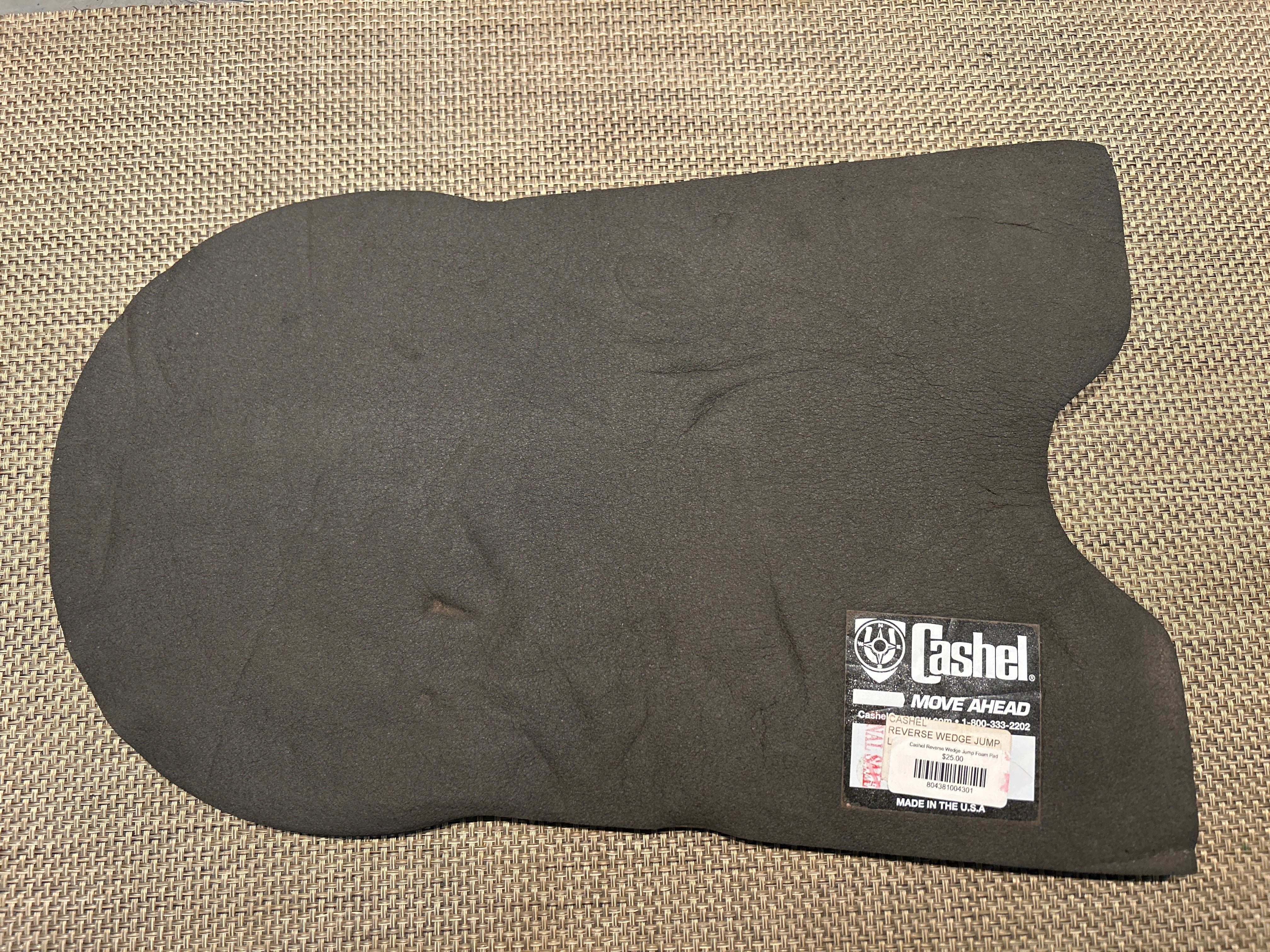 Cashel Reverse Wedge Jump Foam Pad-English Saddle Pad-Consignment-Evolution Equestrian Co.