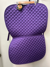 Load image into Gallery viewer, Centaur Imperial Quilted Saddle Pad Purple-English Saddle Pads-Consignment-Evolution Equestrian Co.
