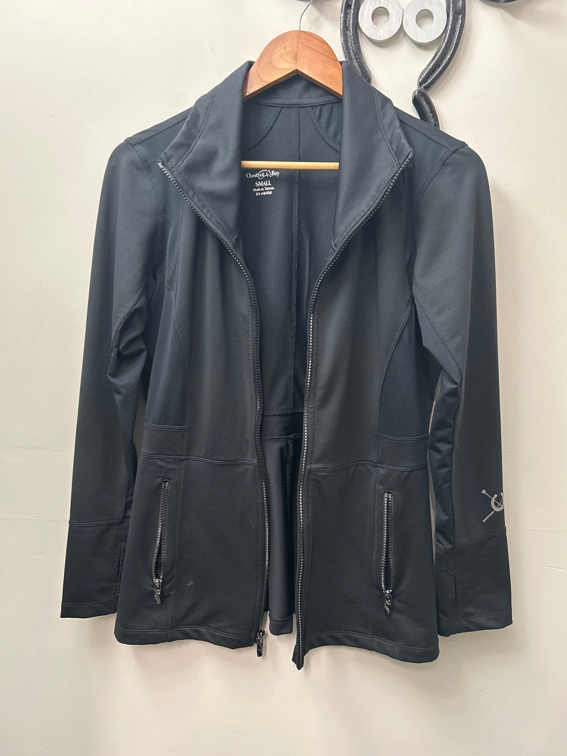 Chestnut Bay Black Lightweight Jacket Small-Jacket-Consignment-Evolution Equestrian Co.