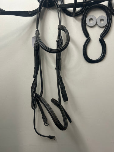 Chetak Black Snaffle Bridle Horse-Bridle-Consignment-Evolution Equestrian Co.